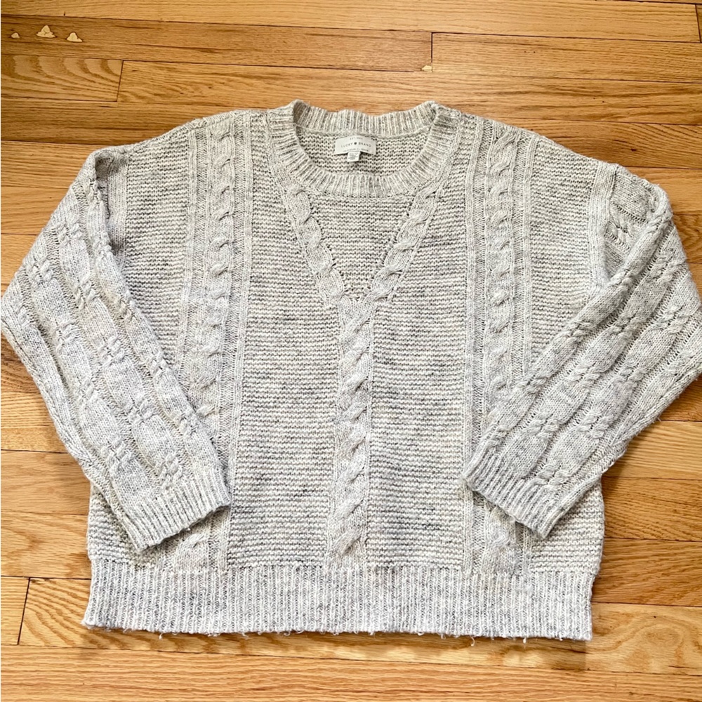 Lucky Brand Sweater Women's XSmall Long Sleeve Chunky Knit Pullover